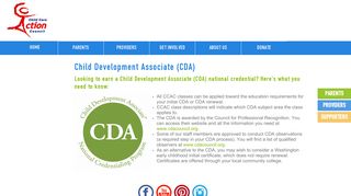 Child Development Associate (CDA) | Child Care Action Council ...