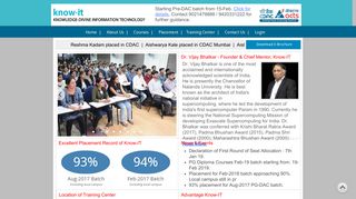 KNOW-IT, Pune: Best CDAC ACTS (ATC) | CDAC Syllabus, Courses ...