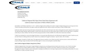 CDAR - California Regional Multiple Listing Service