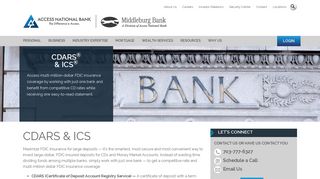 CDARS & ICS | Access National Bank