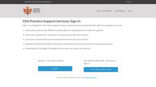 CDA Practice Support Services