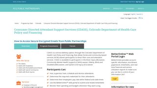 Consumer Directed Attendant Support Services (CDASS) | PCG Public ...