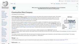 Construction Data Company - Wikipedia