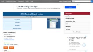 CDC Federal Credit Union - Credit Unions Online