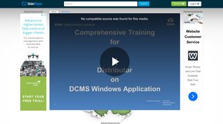 Comprehensive Training for Distributor on DCMS Windows ...