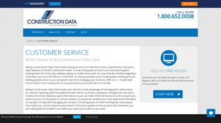 Construction Data Customer Service - CDCNews