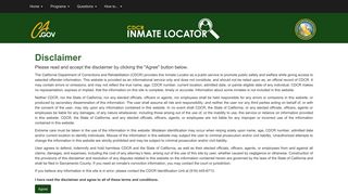 CDCR Inmate Locator - CA.gov