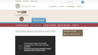 Insurance and Cost | CDI Wisconsin - Center for Diagnostic Imaging