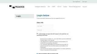 Login - The Leader in Clinical Documentation Improvement