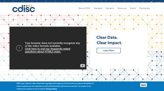 CDISC | Clear Data. Clear Impact.
