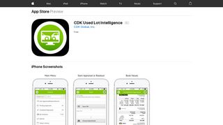 CDK Used Lot Intelligence on the App Store - iTunes - Apple