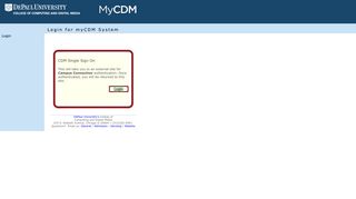 CDM Intranet - myCDM