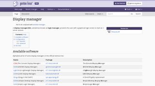 Display manager - Gentoo Wiki