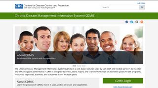 CDC - Chronic Disease Management Information System (CDMIS)