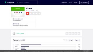 Cdon Reviews | Read Customer Service Reviews of www.cdon.com