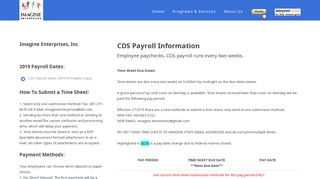 CDS|Payroll - Imagine Enterprises
