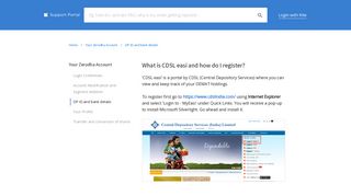 What is CDSL easi and how do I register? - Zerodha – Support