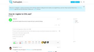 How do I register to CDSL easi? - Zerodha - Trading Q&A by Zerodha ...