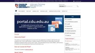 Portal | Charles Darwin University
