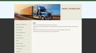 CDX Heavy Vehicle - DIESEL TECHNOLOGY