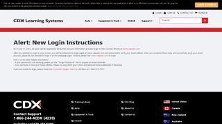 Login Redirect - CDX Learning Systems