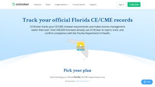 Account Plans in Florida | CE Broker