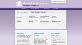 Nurses Learning Network - Continuing nursing education, CE credits ...