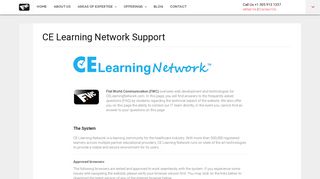 CE Learning Network Support - FWC