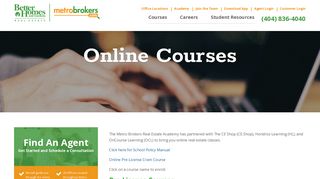 Online Courses | Metro Brokers