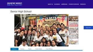 Senior High School – Cebu Doctors' University