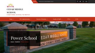 Power School – Cedar Middle School