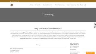Counseling | Cedar Middle School