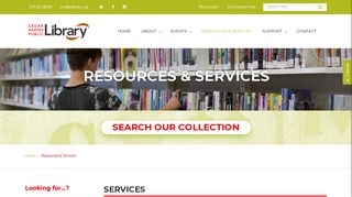 Resources & Services - Cedar Rapids Public Library