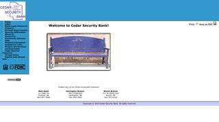 Home - Cedar Security Bank