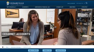 CedarNet Accounts | Cedarville University