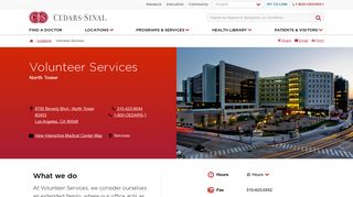 Volunteer Services | Cedars-Sinai