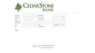 CedarStone Bank - Online Banking - myebanking.net