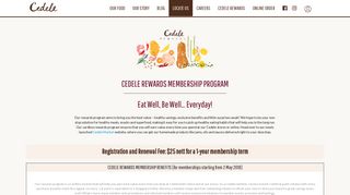 Cedele Rewards Membership | Cedele - The Bakery Cafe