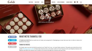 Cedele: What We're Thankful For | The Bakery Cafe Blog