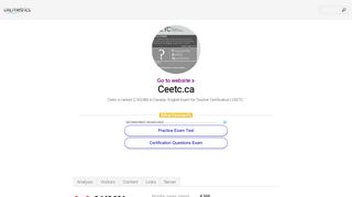 www.Ceetc.ca - English Exam for Teacher Certification