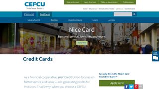 Credit Cards - CEFCU