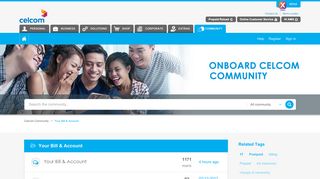 Your Bill & Account - Celcom Community