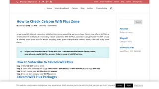 How to Check Celcom Wifi Plus Zone | Wireless Tips - Broadband