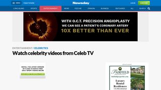 Watch celebrity videos from Celeb TV | Newsday