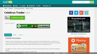 Celebrus Trader 1.6.1 Free Download