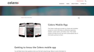 Celero - Celero Mobile App