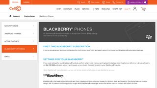 Cell C Blackberry Phones | BlackBerry | Cell C