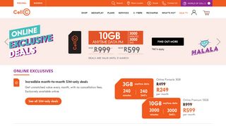 Cell C: Cellphone Contracts, Prepaid & Data | C-Fibre (FTTH)