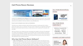 Cell Phone Recon Reviews