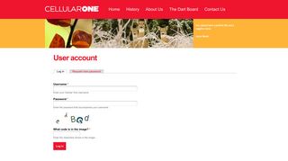 User account | Cellular One